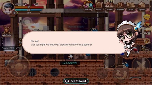Pocket MapleStory - Gameplay Walkthrough Part 1 - Level 1-5 (iOS, Android) смотреть онлайн