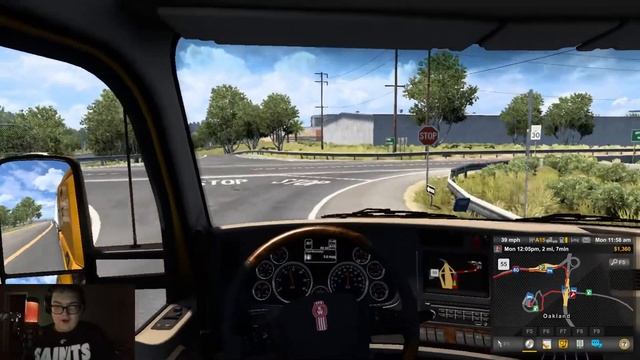 THE MICROWAVE IS NOW A TRUCKER | American Truck Simulator Game Part 1 смотреть онлайн