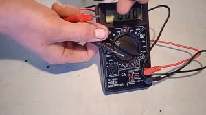 Определение плюса и минуса МУЛЬТИМЕТРОМ.