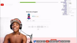 IShowSpeed учит русский язык