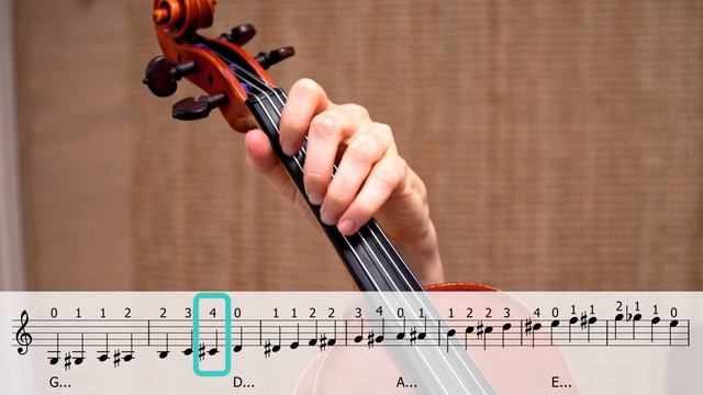How to Play Chromatic Scales on a Violin - Easy Lesson смотреть онлайн