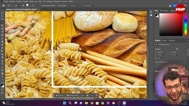 YAPAY ZEKA İLE FOTOĞRAF TAMAMLAMA! | Photoshop Beta'da Üretken Dolgu (Generative Fill) смотреть онлайн