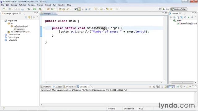 Java Tutorial 12 arguments смотреть онлайн