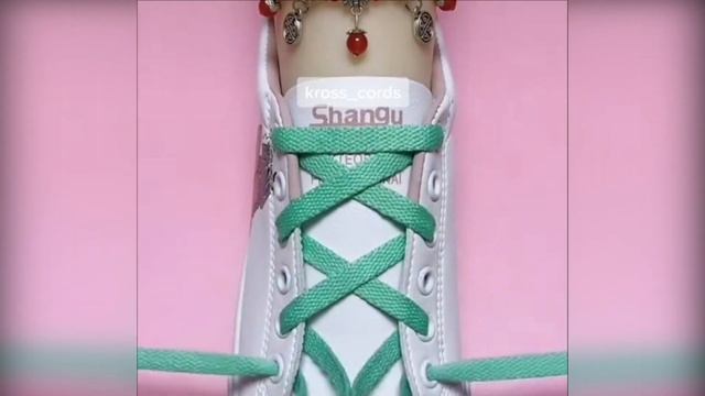 Как красиво завязать шнурки /Топ лучших шнуровок /Шнуровка кроссовок  #17