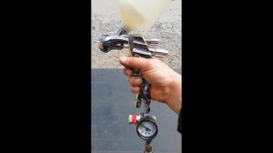 Регулятор-редуктор STAR S-081 B (постоянное давление). На краскопульте  IWATA WS 400