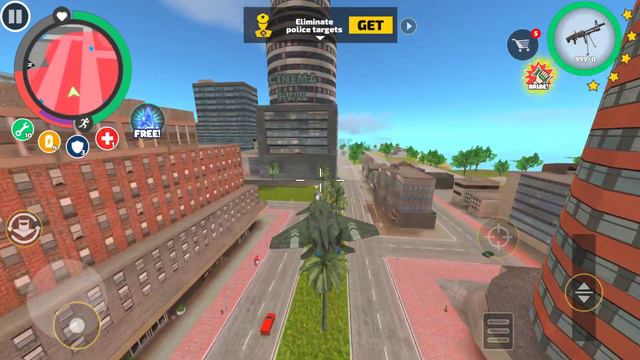 Rope Hero: Vice Town (Aircraft Transformer Fight Car Robot)Aircraft Fight on Army Base - Gameplay H смотреть онлайн
