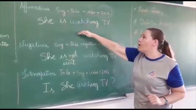 Present Continuous (7º ano) смотреть онлайн