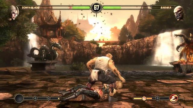 Mortal Kombat (2011) Sonya Blade Medium Ladder HD смотреть онлайн