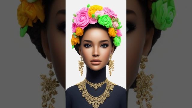 hair style princess Ai inteligencia artificial imágenes | #shorts смотреть онлайн