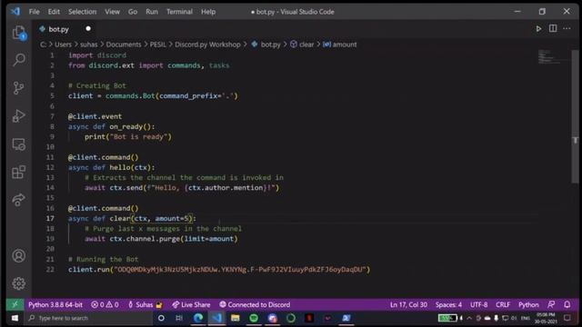 Building A Discord Using Python by Suhas Thalanki смотреть онлайн