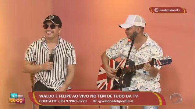 Waldo e Felipe no palco do Tem de Tudo na TV смотреть онлайн