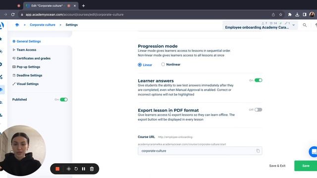 AcademyOcean LMS: Як надати доступ Учневі завантажувати урок у PDF? смотреть онлайн