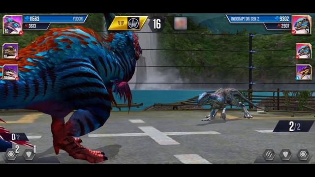 MAMMOTHERIUM VS GIGANTOPHIS - GLACIER BATTLE || JURASSIC WORLD THE GAME смотреть онлайн