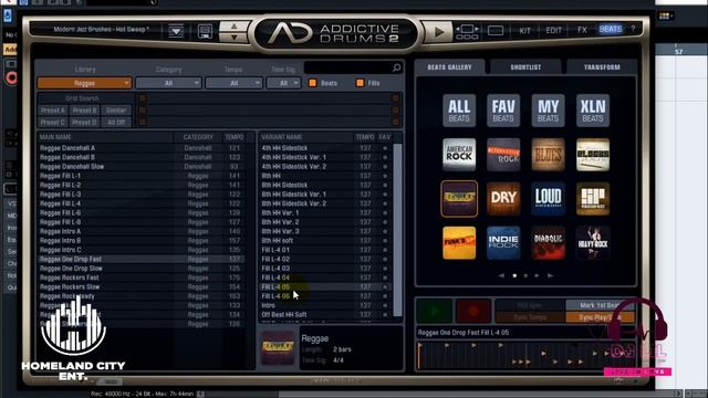 How to use addictive drums 2 in Cubase making a Reggae Beat смотреть онлайн