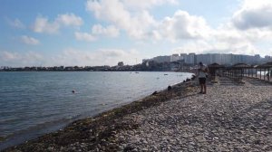 #Новороссийск Это Вам не Анапа! Пляж Алексино! Вода парное молоко! Суджукская коса. Грязь в море.