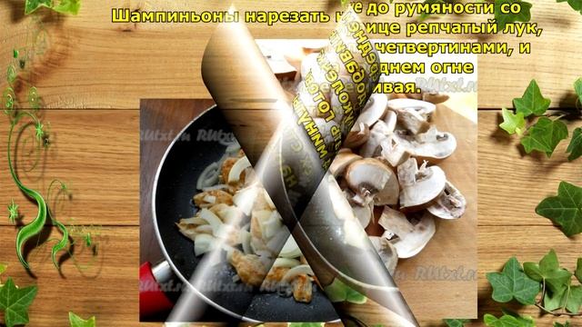 Куриная грудка, жареная с шампиньонами. Простое, быстрое и очень вкусное блюдо. смотреть онлайн