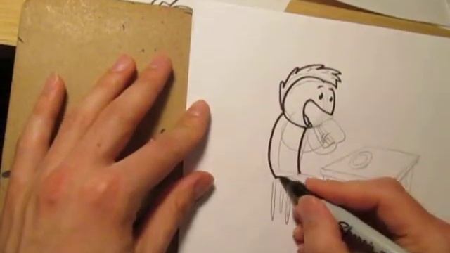 Мистер Уник ест. Mr Unick. Поэтапное рисование персонажа, придуманного Дрейманом Денисом смотреть онлайн