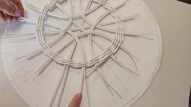 МК КОРЗИНА ДЛЯ ИГРУШЕК ИЗ БУМАЖНОЙ ЛОЗЫ. ЧАСТЬ -2 (КРЫШКА) смотреть онлайн