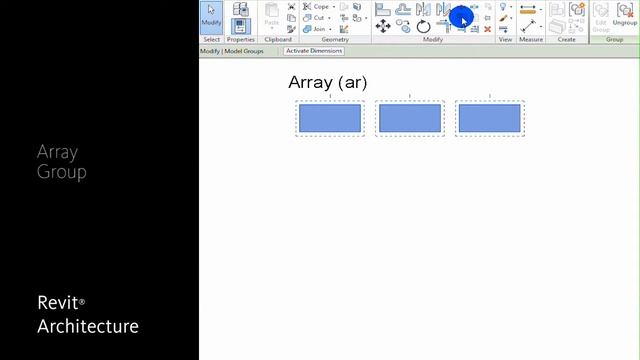 REVIT ARCHITECTURAL - ce array group смотреть онлайн