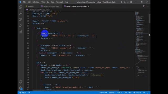 Program the advanced product searching process including pagination смотреть онлайн