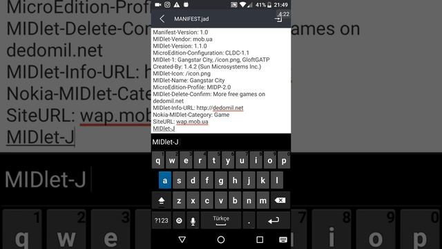 Android de java jar/jad oyunları oynama çalıştırma yöntem 2 смотреть онлайн