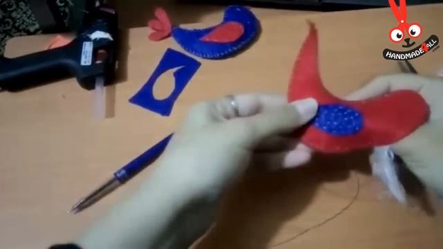 How To Make A Cute Hanging Felt Bird Decoration - DIY Home + Tutorial .