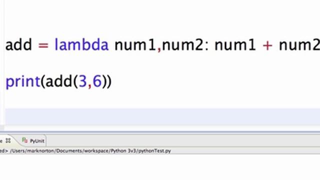 Intro To Python: lambda expressions смотреть онлайн