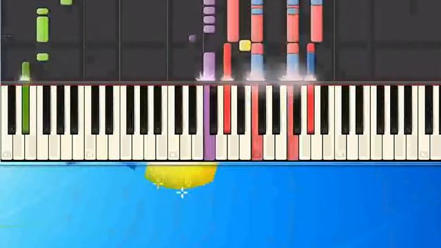 Adelante Adelante_-_De Gregori Francesco [Synthesia Piano] [Piano Tutorial Synthesia]