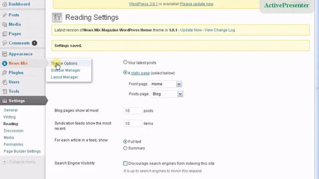 How to custom blog post page in News-mix_Magazine WordPress theme ? смотреть онлайн