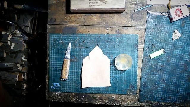 Делаю ножны формовка и вощение натуральной кожи часть 1 смотреть онлайн