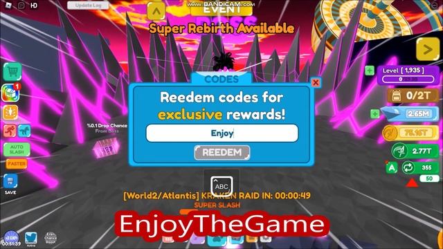 NEW UPDATE CODES [?NEW + x3✨?] ALL CODES! Slashing Simulator ROBLOX | 26 JULY 2022 смотреть онлайн