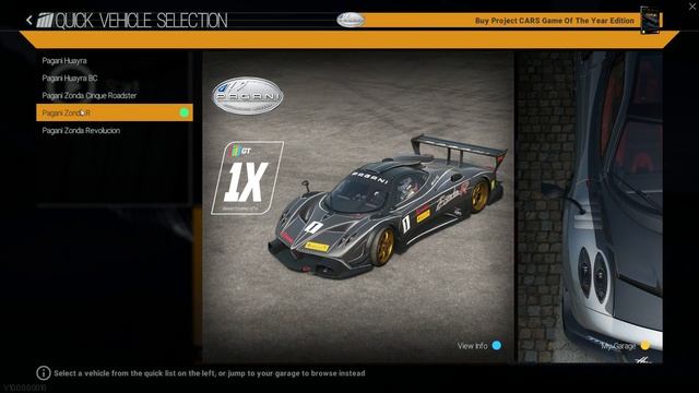 Project Cars Pagani Edition Pro