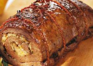 МЯСНОЙ РУЛЕТ ИЗ ПУЗАНИНЫ С ЧЕСНОКОМ И СПЕЦИЯМИ В ДУХОВКЕ! ЛУЧШИЙ МЯСНОЙ РЕЦЕПТ!