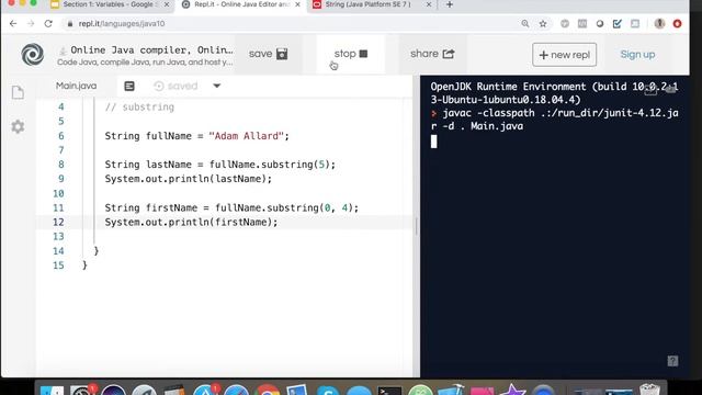 Intro to the String Class in Java смотреть онлайн