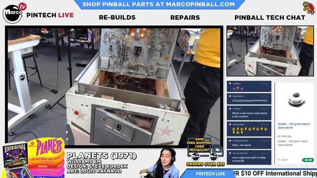EP081: PinTech LIVE - Troubleshooting Williams Planets Pinball смотреть онлайн