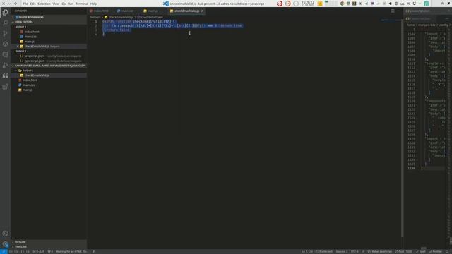 Как проверить все input type email на валидность в JavaScript смотреть онлайн