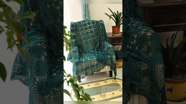 Кружевные занавески, скатерти, покрывала, накидки #shorts смотреть онлайн