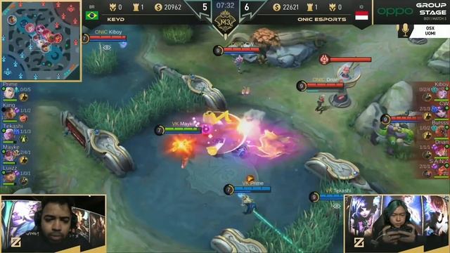 ONIC VS VK (INDO VS BRAZIL) DAY 2 GAME 3 - M3