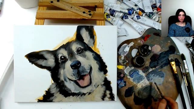 Бесплатный вебинар "Нарисуй друга! Арма!" | Как нарисовать собаку поэтапно смотреть онлайн