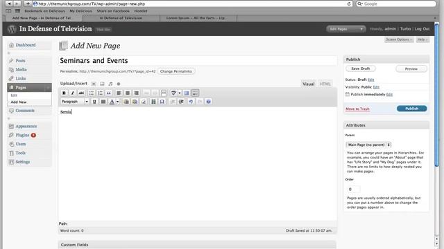 Wordpress: How to Post and Edit Content Part 1 смотреть онлайн