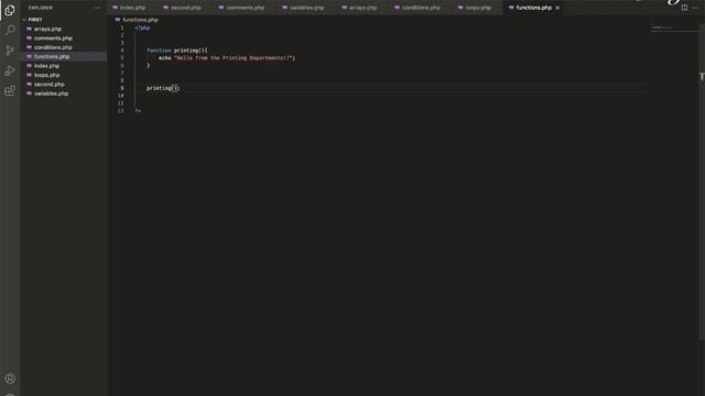 Basics of PHP in 1 Hour | 008 Functions | Udemy | Code at Night смотреть онлайн