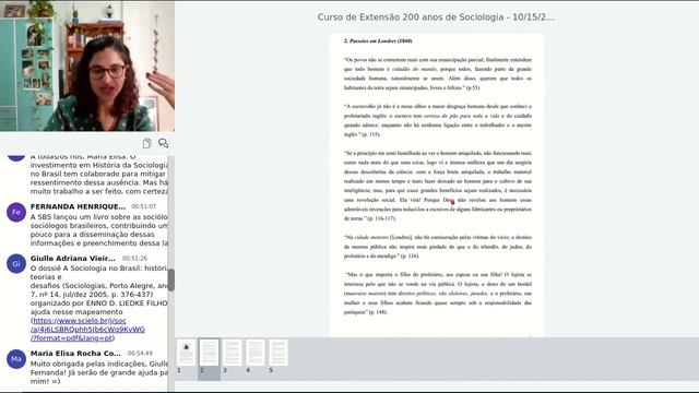 Curso de Extensão 200 anos de Sociologia (UFJF/SBS), Flora Tristan, com Luna Campos смотреть онлайн