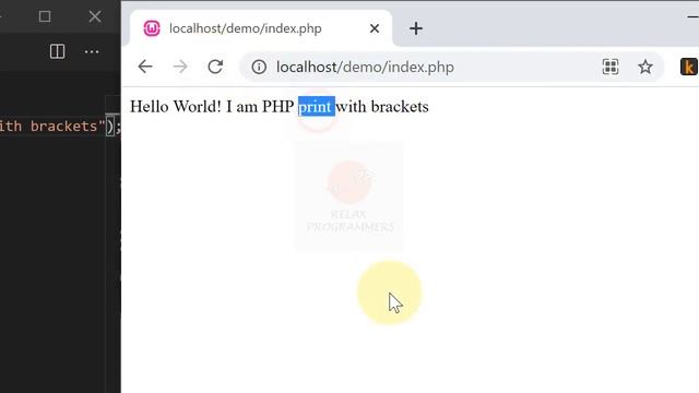 Hello World program | Hello World Program in PHP | Hello World in PHP смотреть онлайн