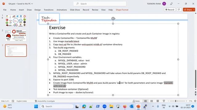 RedHat Ex188 Specialist in Containers - Containerfile, Create and push Container Image in registry смотреть онлайн