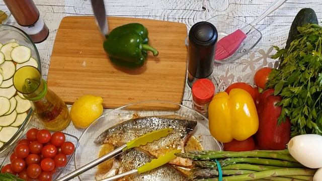 Рецепт рыбы с овощами