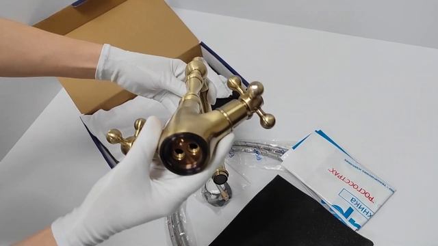 Смеситель Frap 4019-2 в бронзовом исполнении, который станет настоящей жемчужиной любой кухни. смотреть онлайн