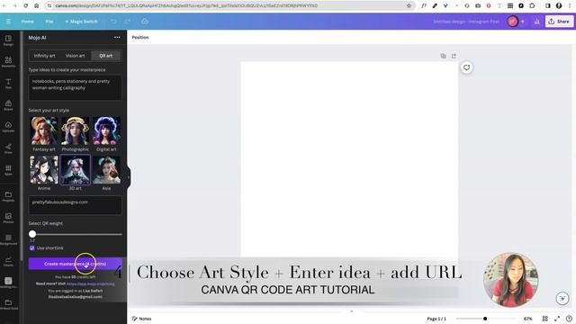 How to create QR Codes using Canva - QR Art using Mojo AI смотреть онлайн