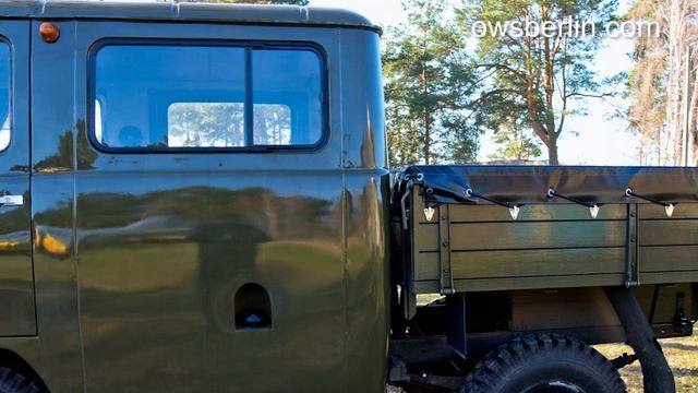 Soviet-Russian Truck UAZ-452 in Finowfurt, Germany смотреть онлайн