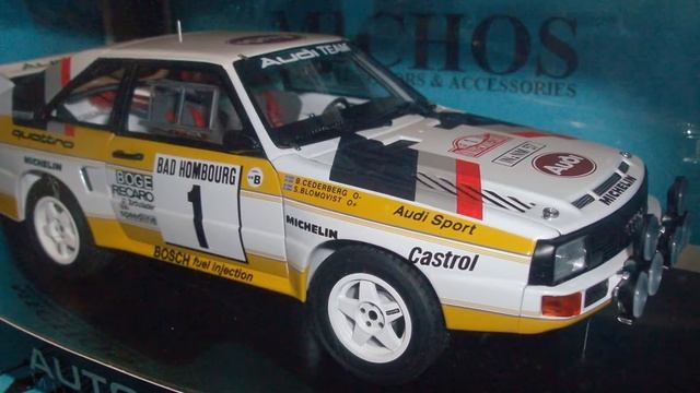 1/18 Audi Sport Quattro S1 Blomqvist Monte Carlo'/ Autoart [88501] Diecast Model смотреть онлайн