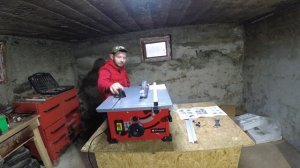 Einhell Table Saw TC-TS 210 900 W - Unboxing Assembly  Test Cuts